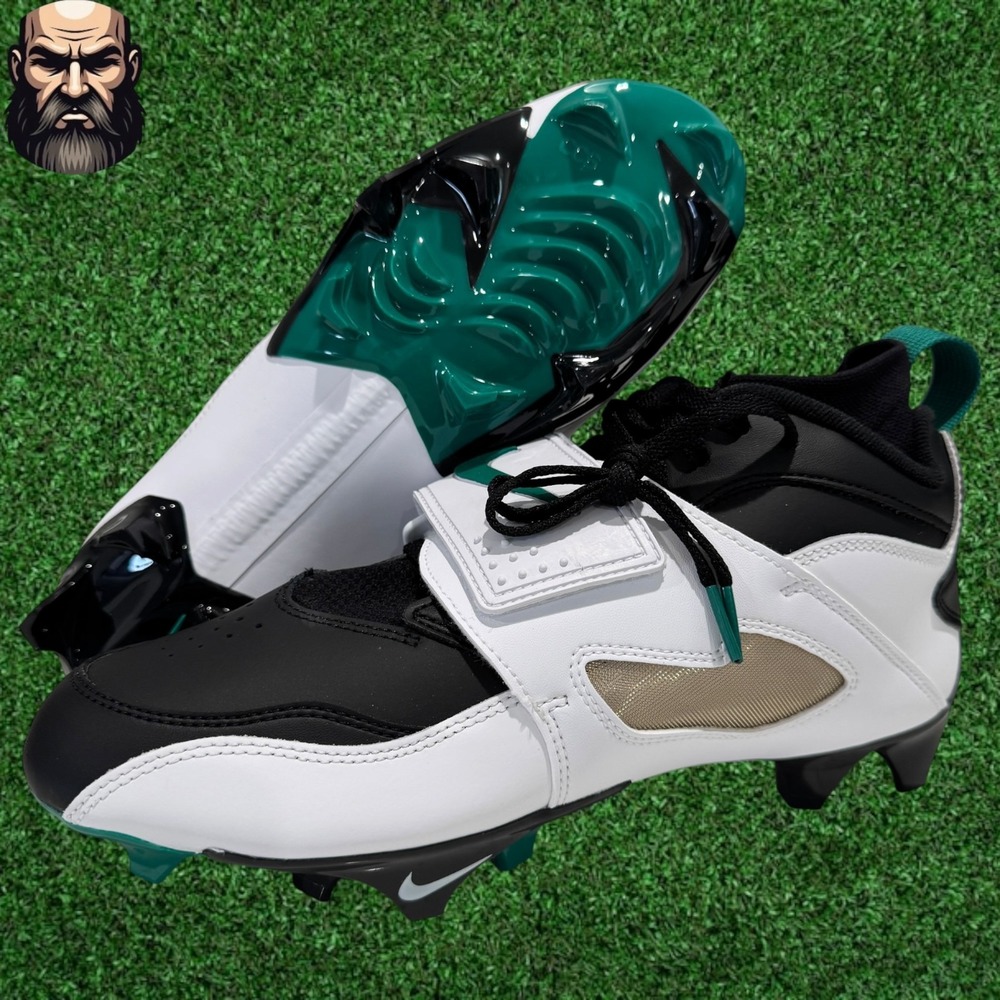 Nike Air Diamond Turf 93 Emerald Green HF5298-102 Football Cleats Men's Size 12